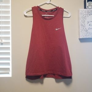 Womens nike dri fit running tank large